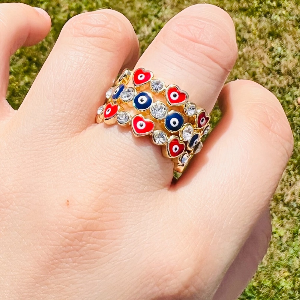 Evil eye ring - Picture 2 of 4
